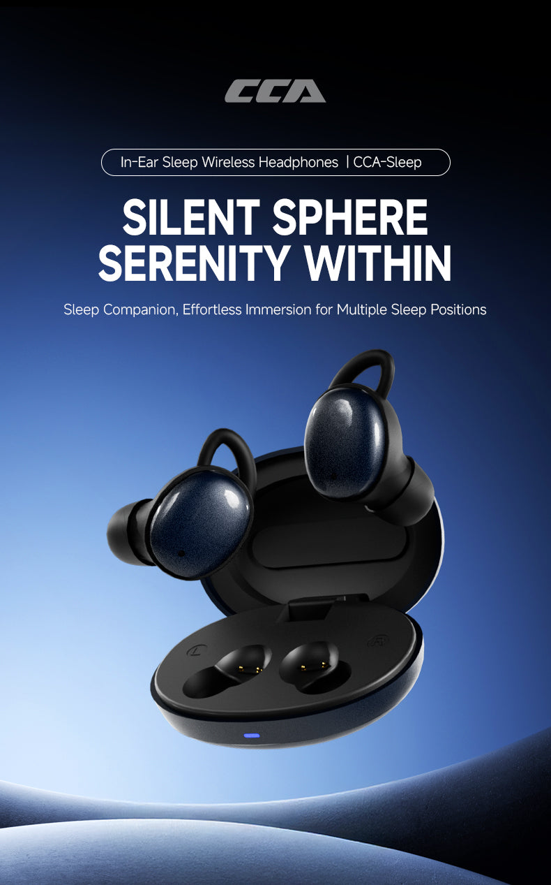 CCA-Sleep wireless earbuds with 6mm dynamic driver
