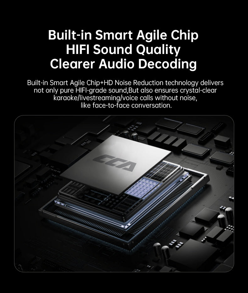 CCA JT1 smart HiFi dual-mode karaoke audio cable