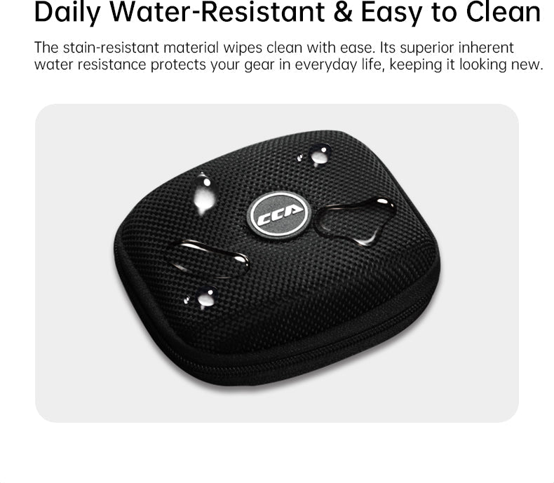 CCA portable EVA headphone storage case, shock-resistant design