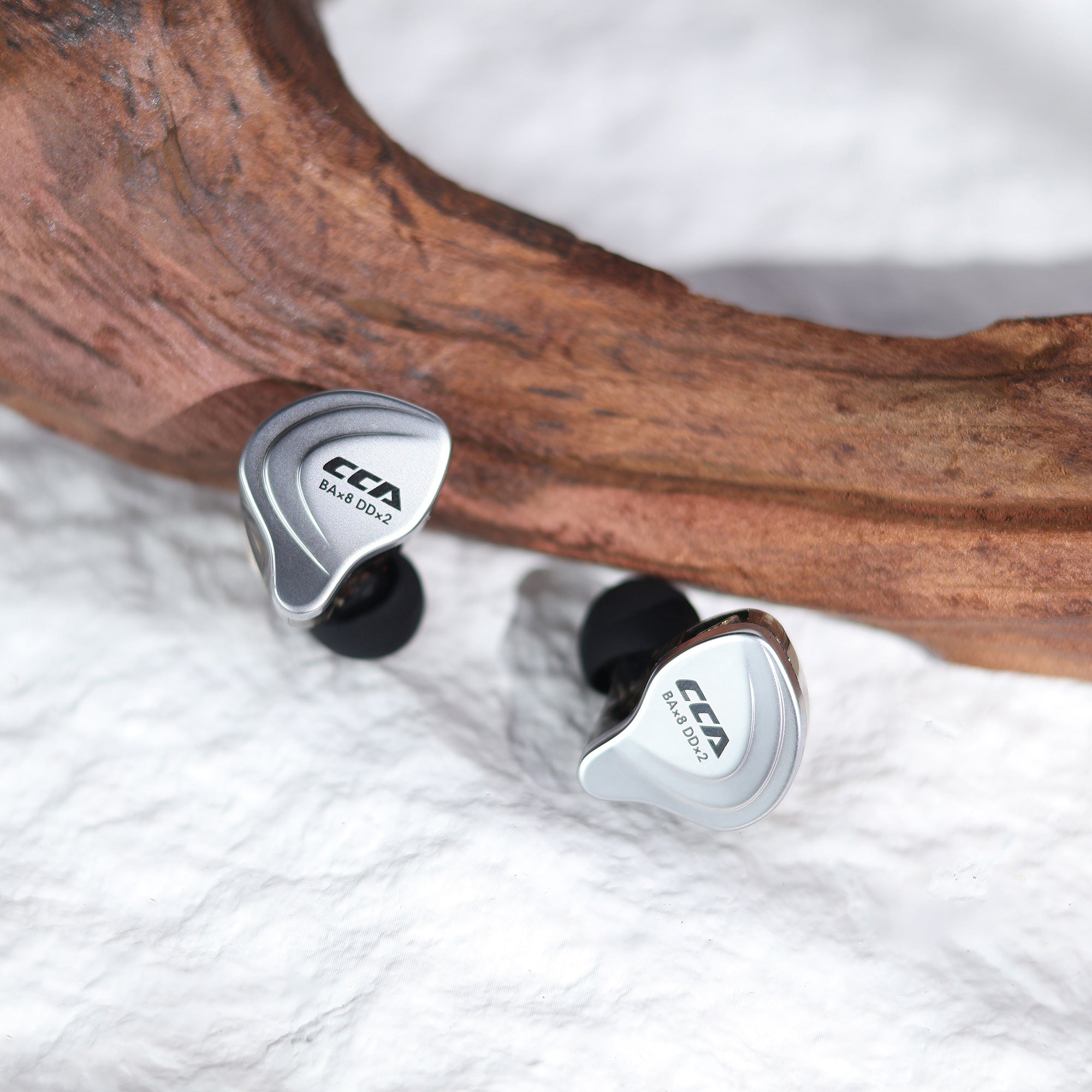CCA C10 earphones, sleek and modern design