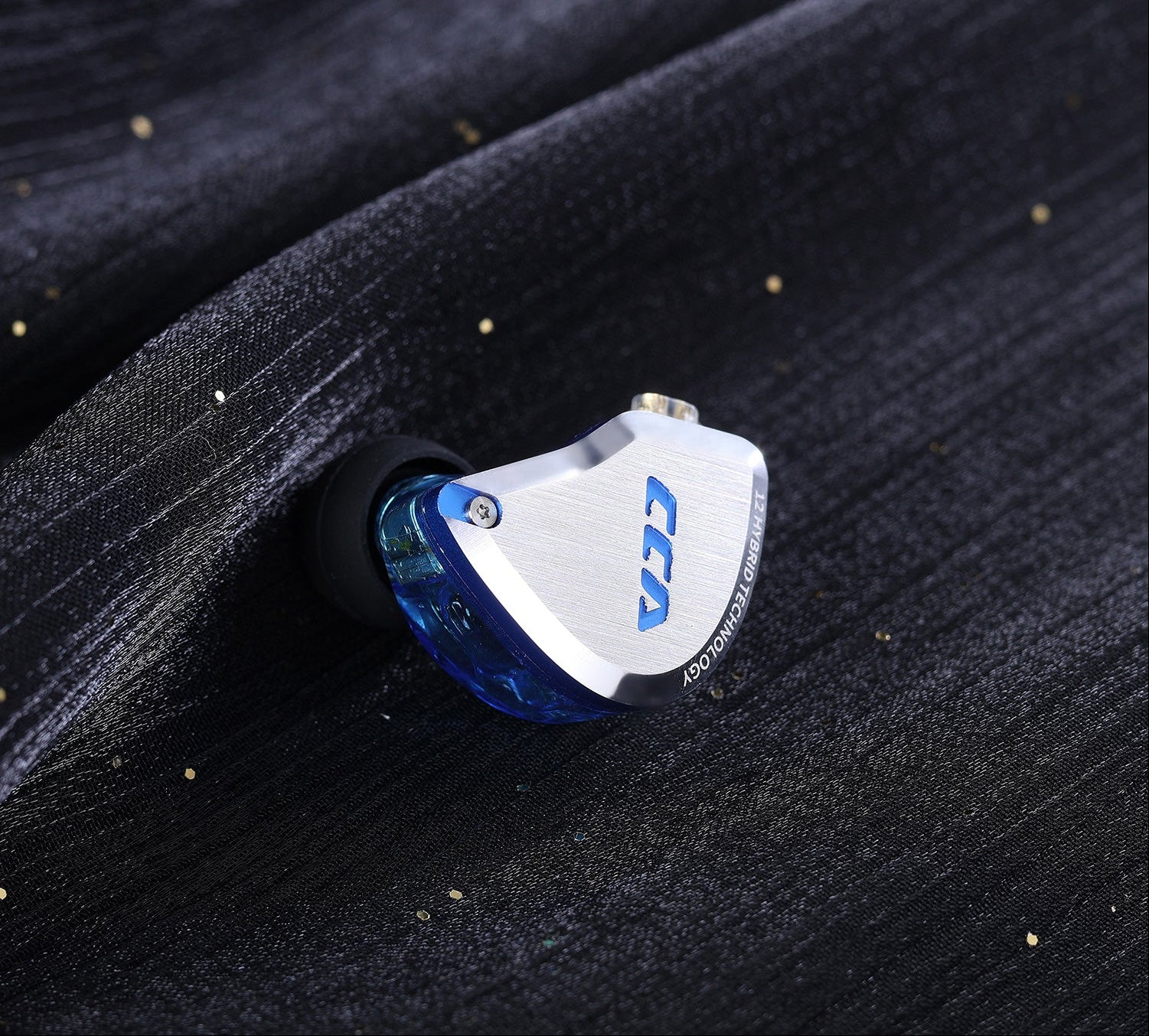 Premium CCA C12 earphones with stylish metal faceplate