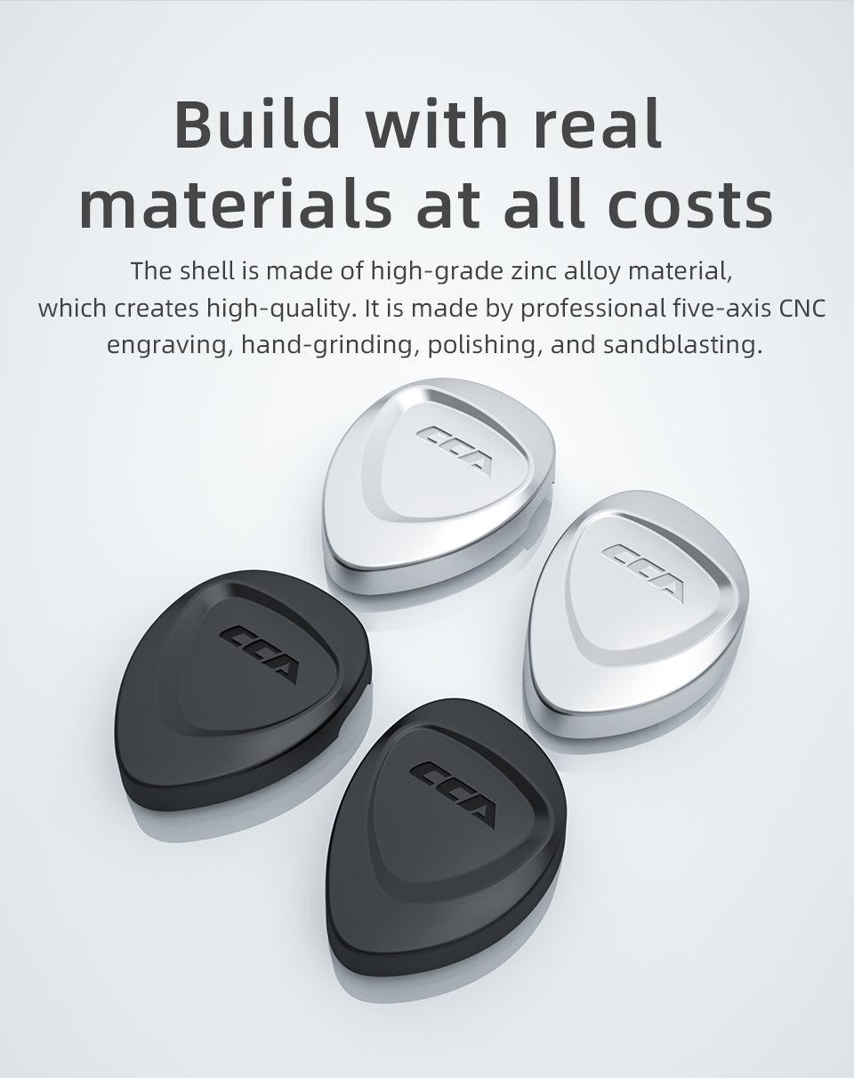 CNC-milled zinc alloy IEM shell design with ergonomic in-ear fit