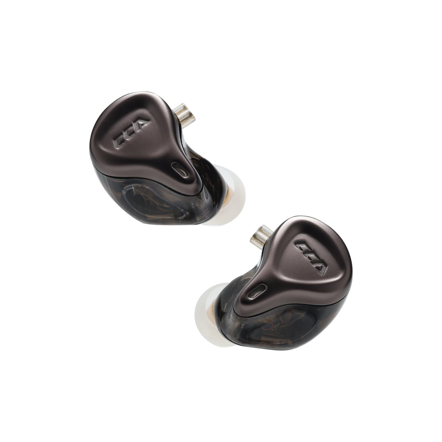 CCA CSN hybrid IEM earphones zinc alloy faceplate