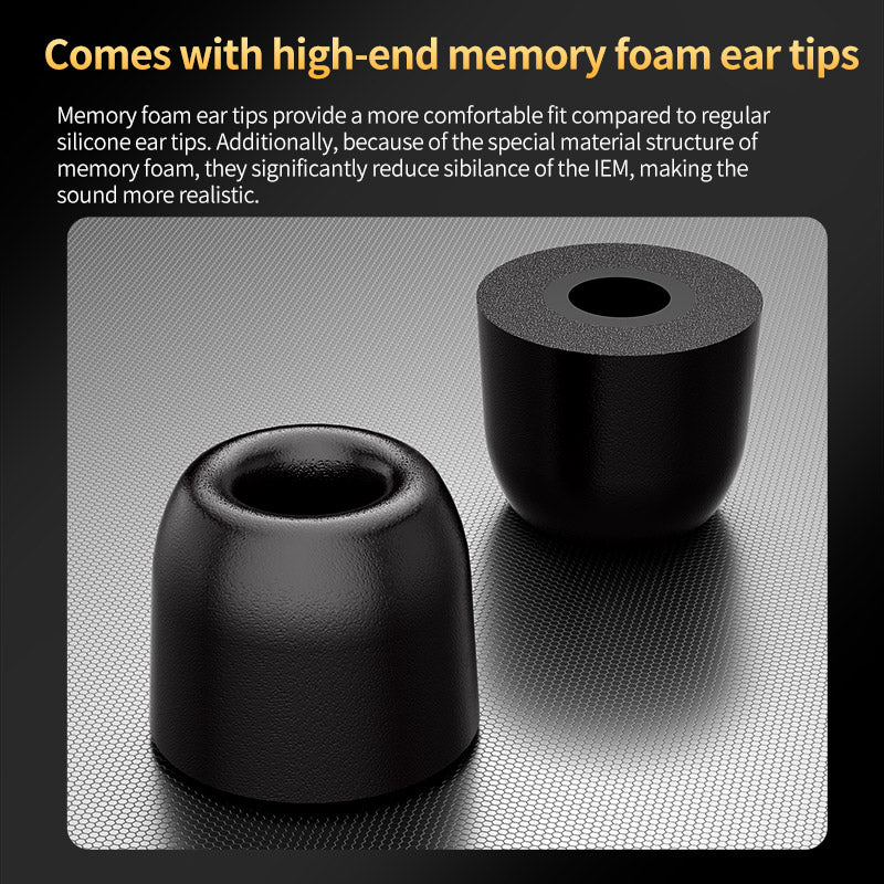 CCA_DUO high-end memory foam ear tips