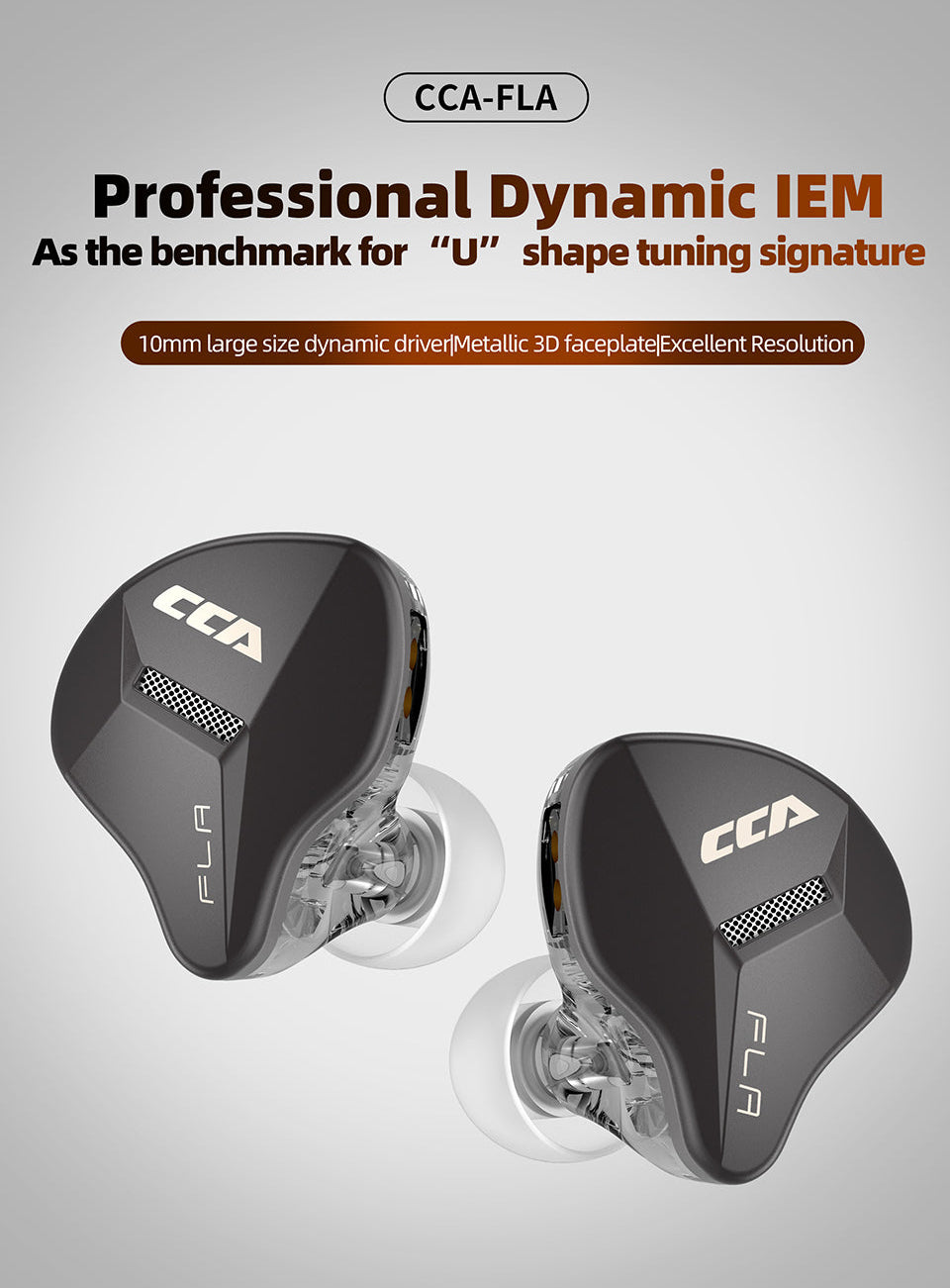 CCA FLA U-shaped tuning HiFi sound