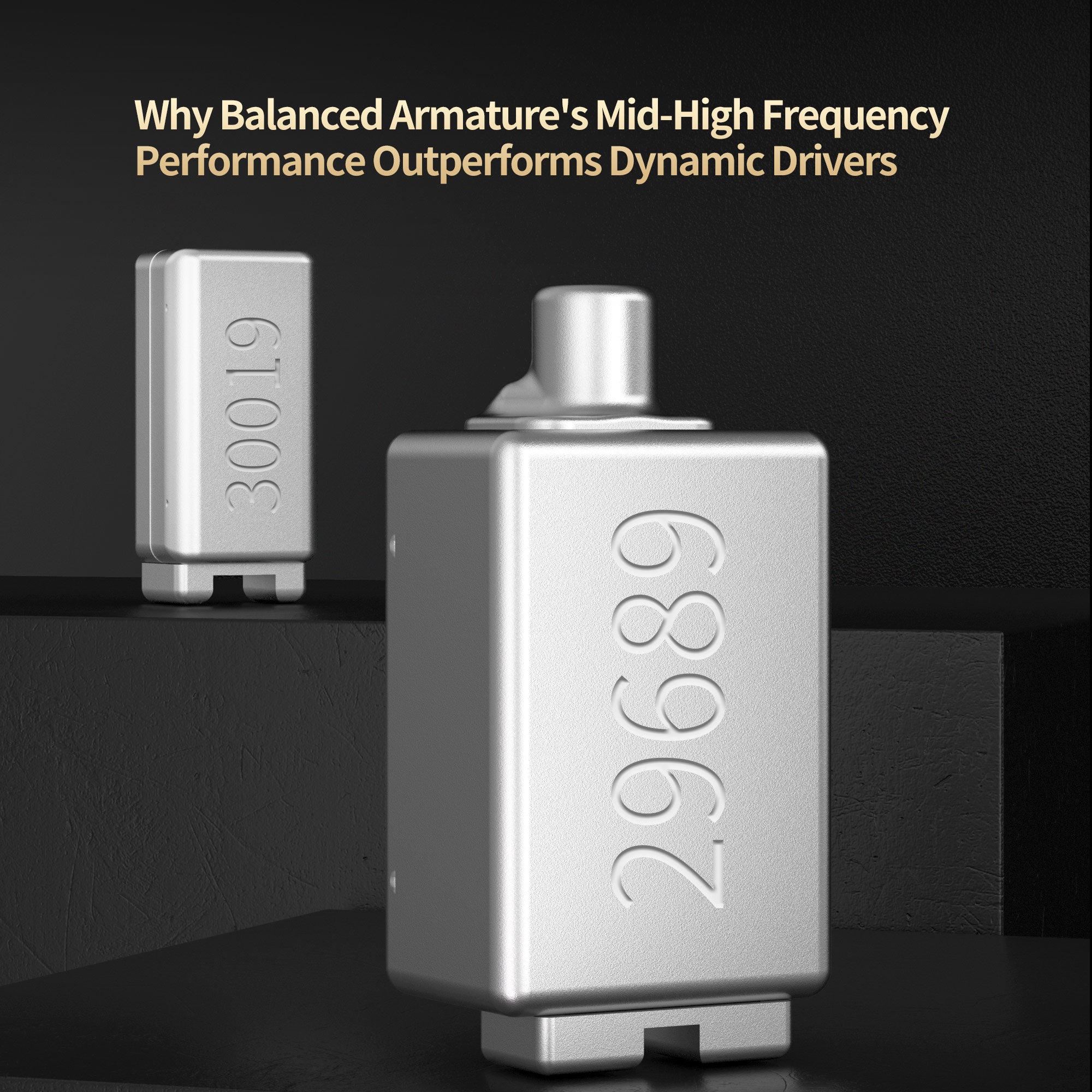 CCA Pianist redesigned 29689 and 30019 balanced armature drivers