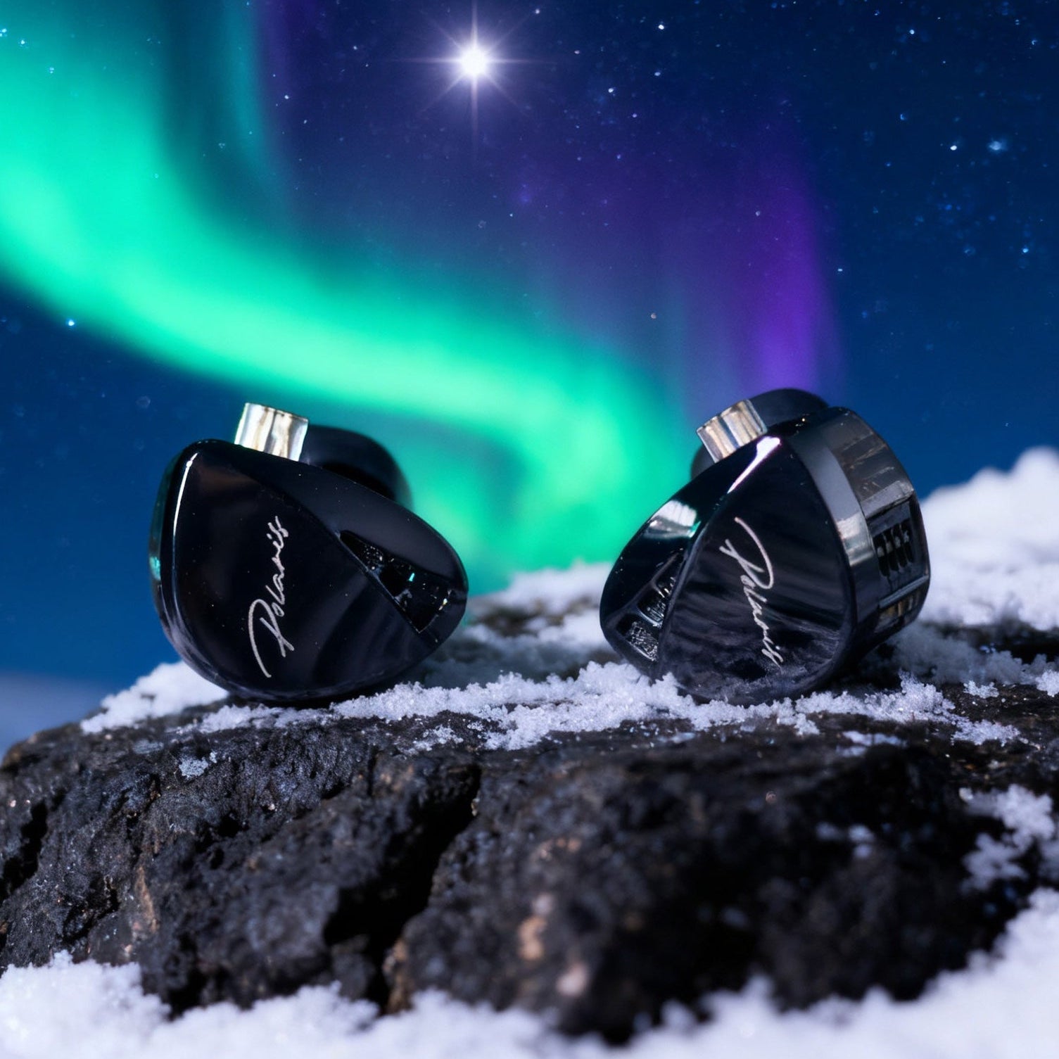 CCA Polaris in-ear monitor with luxury metal shell and mirror-finish alloy design