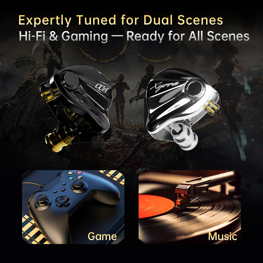 CCA Xyrra hybrid driver Hi-Fi gaming sound