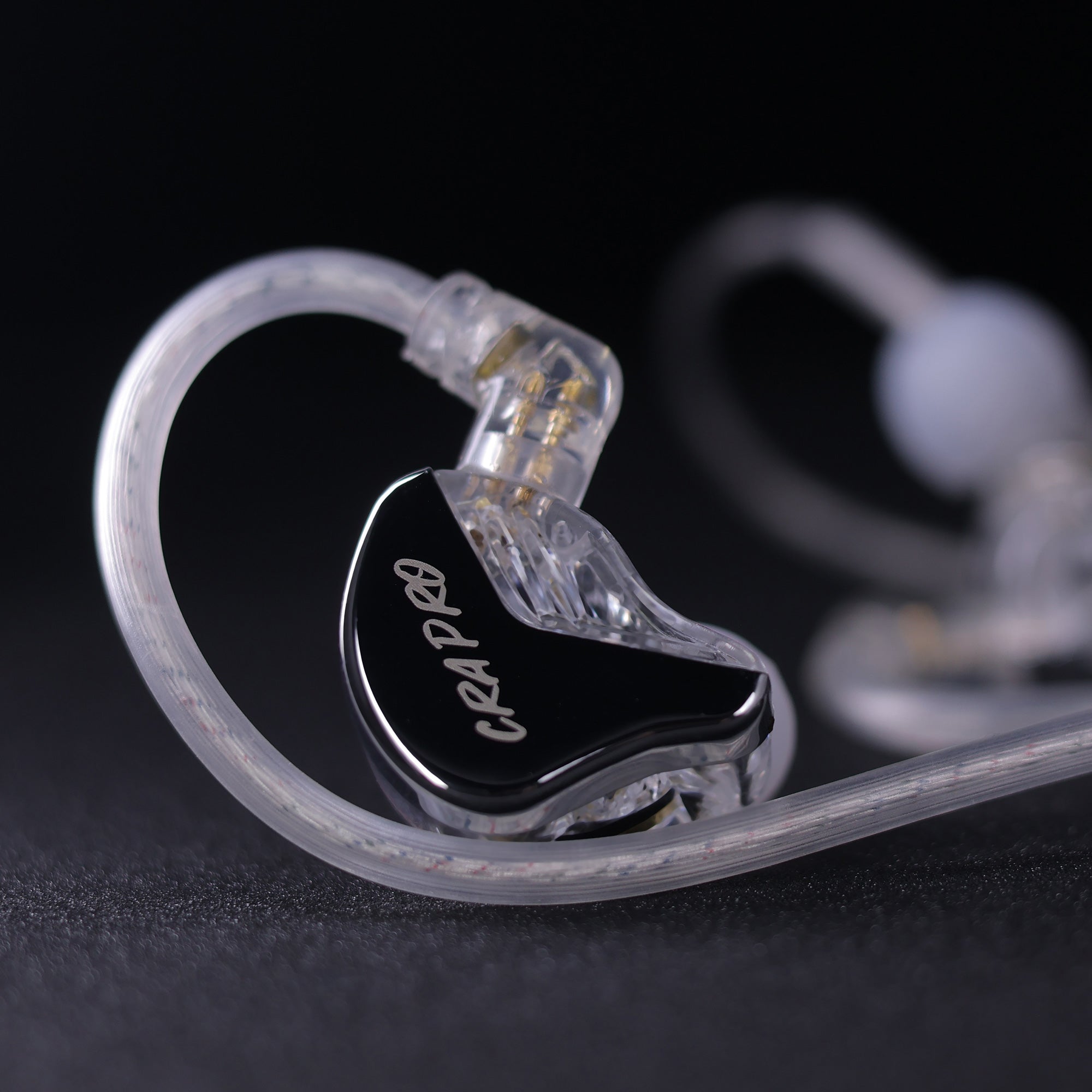 CRA Pro HiFi in-ear monitors sleek metal-resin shell design