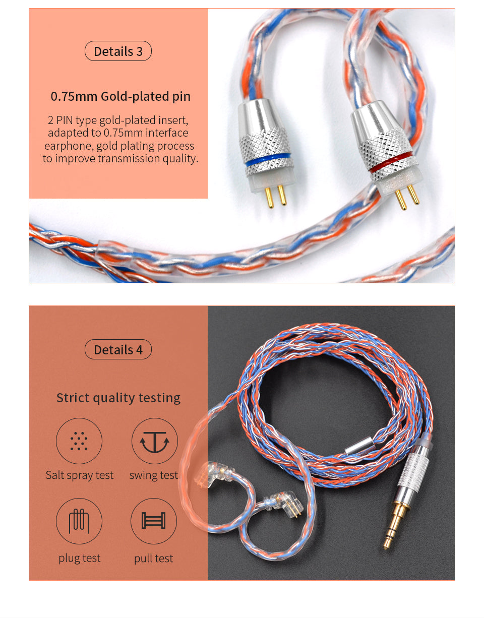 CCA HiFi audio upgrade cable