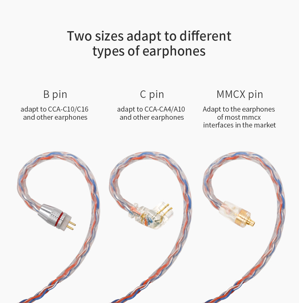 Silver-plated braided earphone cable close-up
