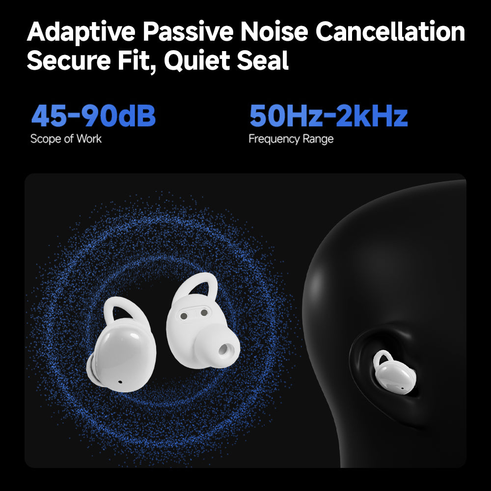 Minimalist CCA-Sleep earbuds ergonomic sleep-friendly design