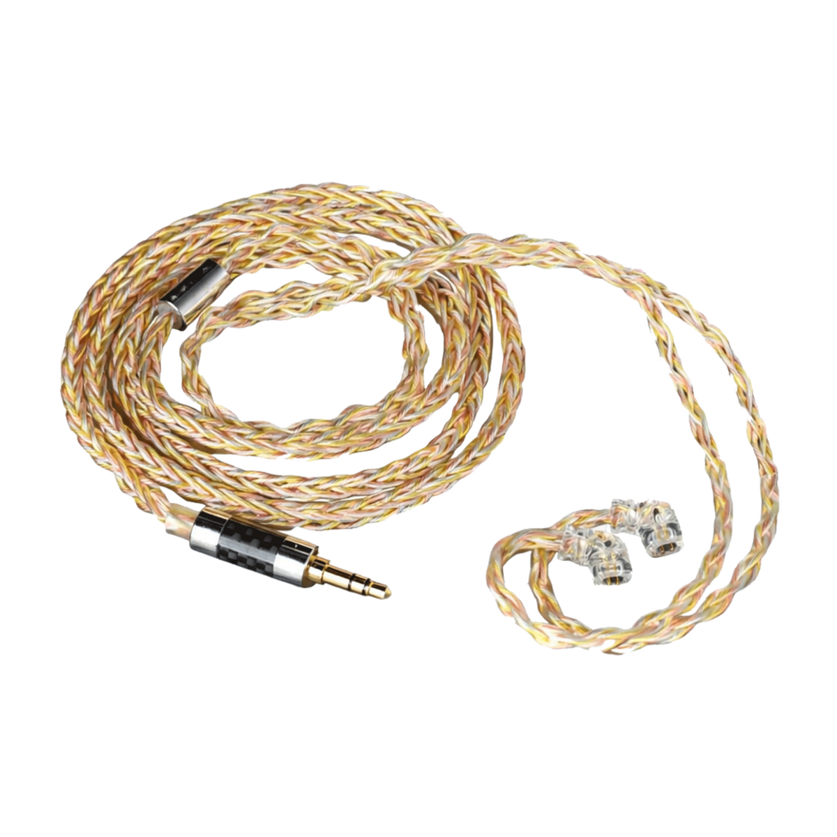 8-Strand 784-Core Hybrid HiFi Cable | Gold Silver Copper Upgrade