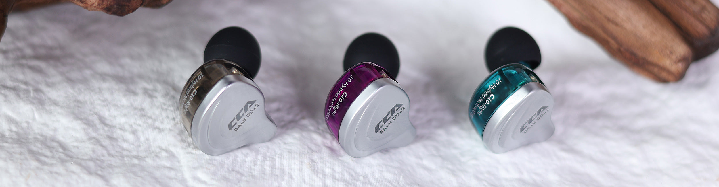 CCA C10 earphones, deep bass, crisp treble, hybrid drivers