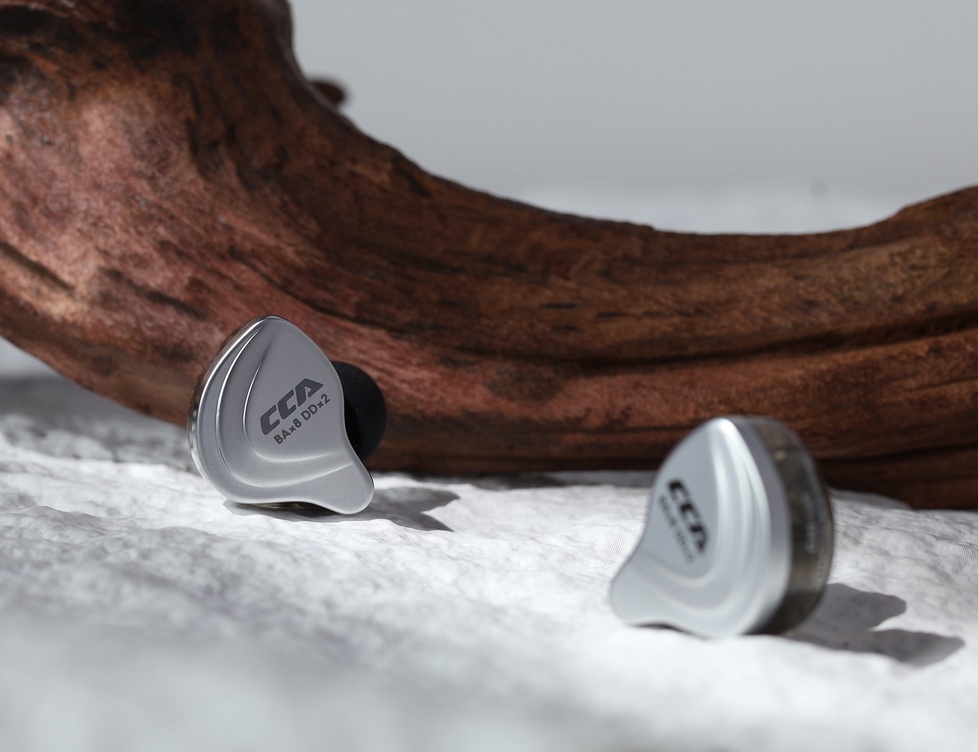 CCA C10 in-ear monitors, visible craftsmanship and precision"