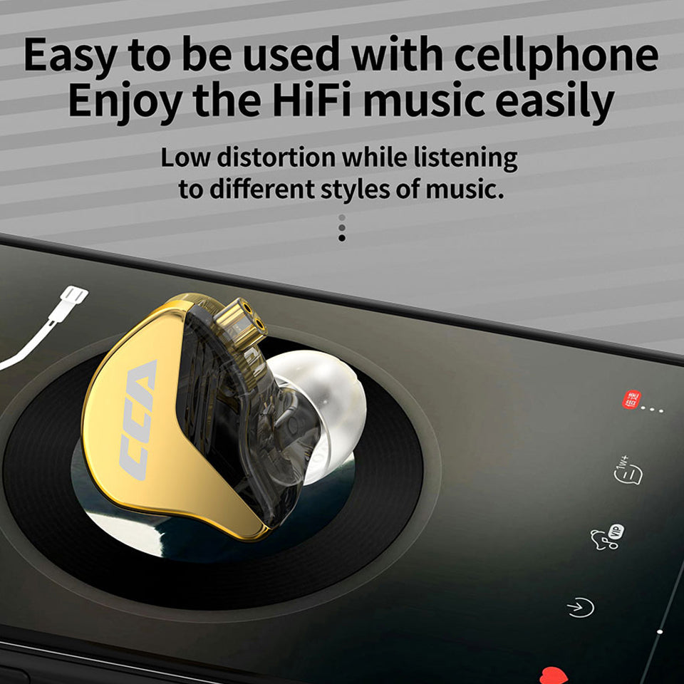 CCA CRA+ low-distortion dynamic IEM driver