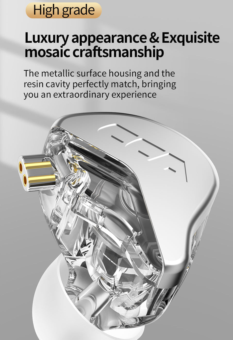 CCA CRA earphones offering ergonomic fit and clear audio.