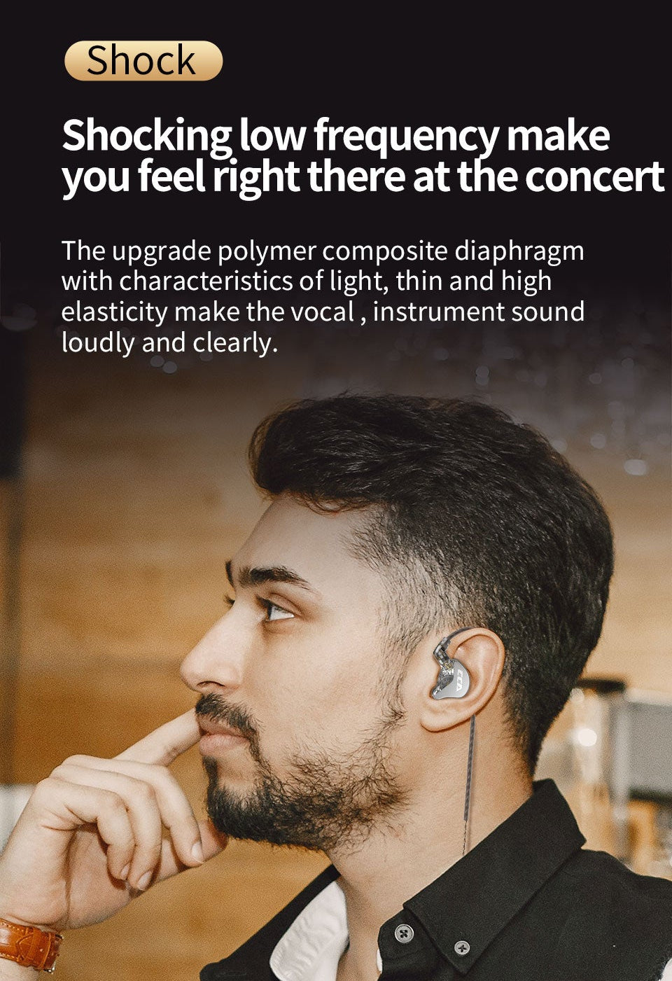 CCA CRA IEM with stylish metal housing and high-fidelity sound