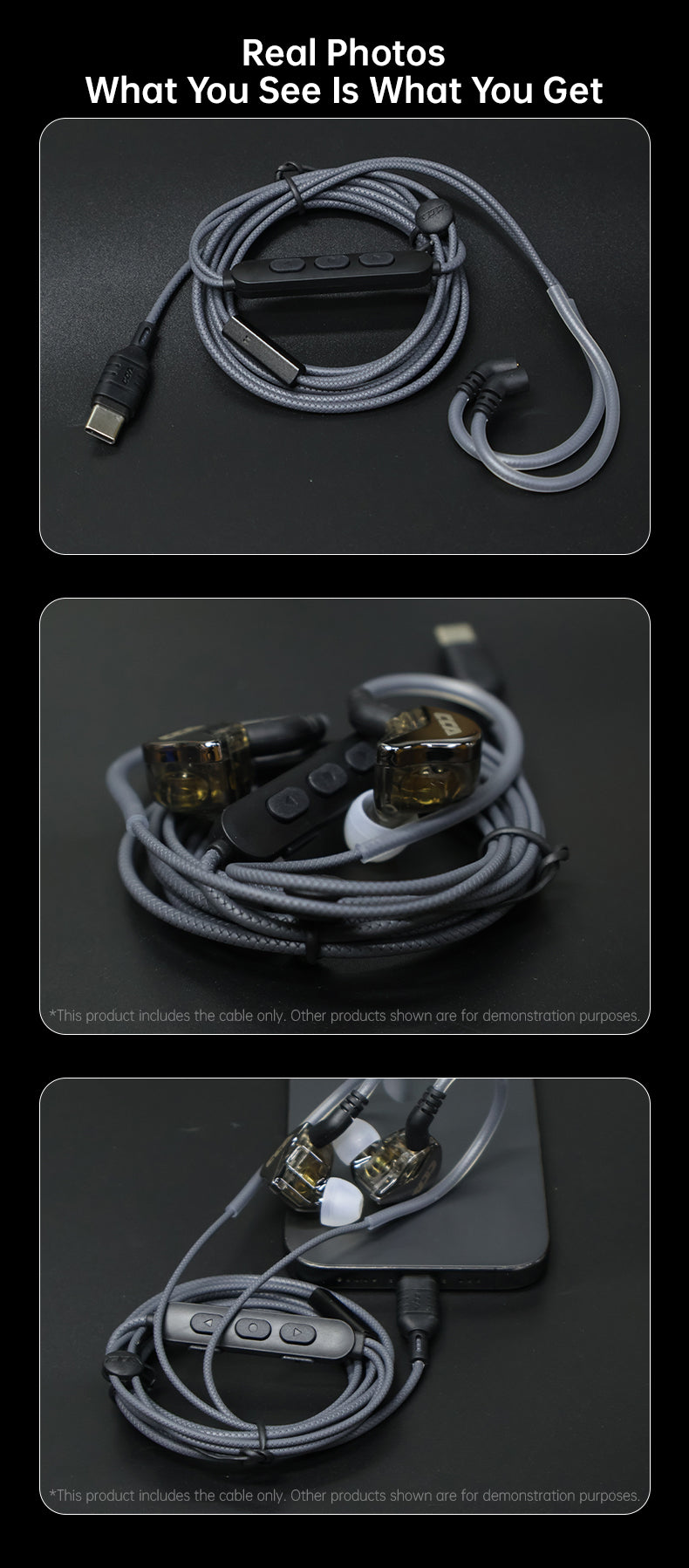 CCA JT1 dual-mode cable for karaoke and HiFi listening
