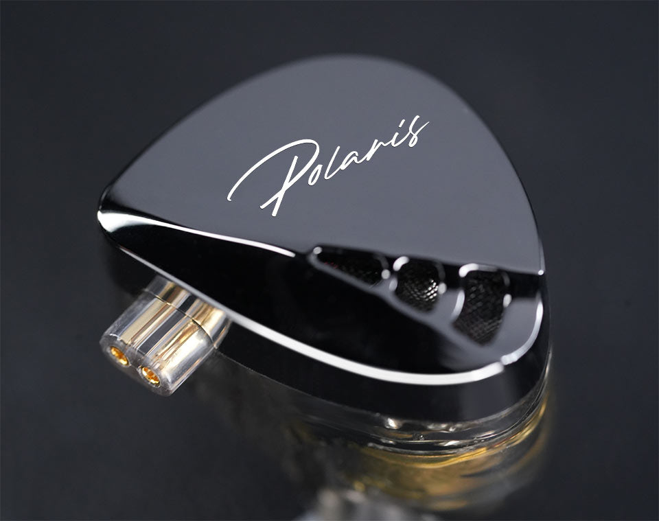 CCA Polaris luxury metal shell in-ear headphones with mirror-finish alloy housing