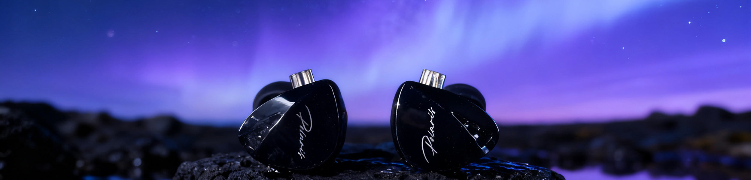 CCA Polaris luxury in-ear monitor design with smooth polished finish