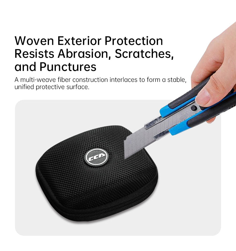 CCA protective storage box for IEMs and accessories