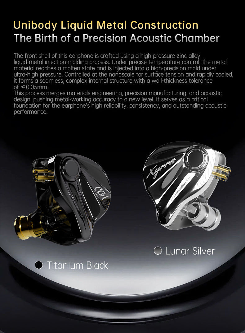 CCA XyrraUnibody Liquid Metal Construction Precision Acoustic Chamber