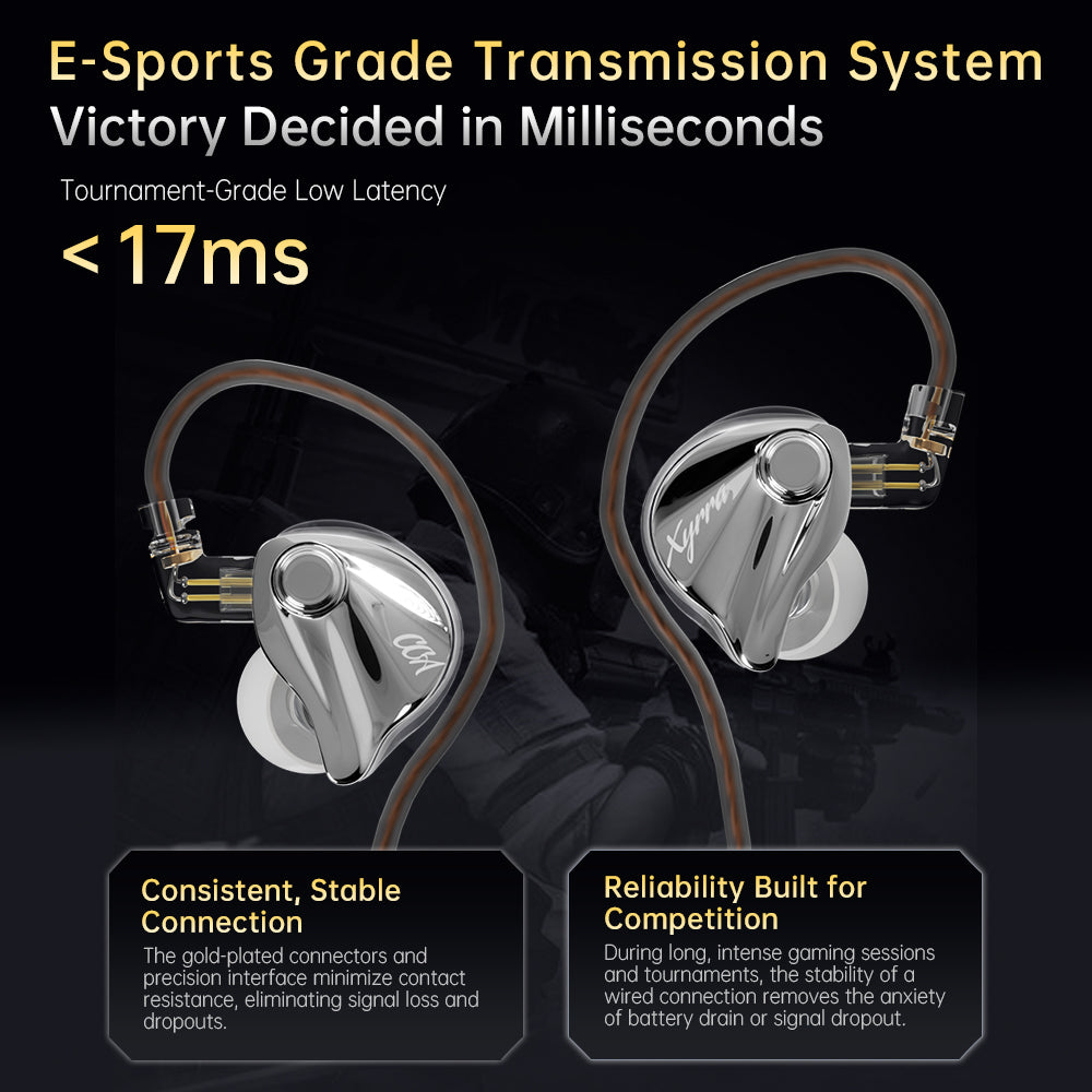 CCA Xyrra detachable OFC cable 2-pin connector