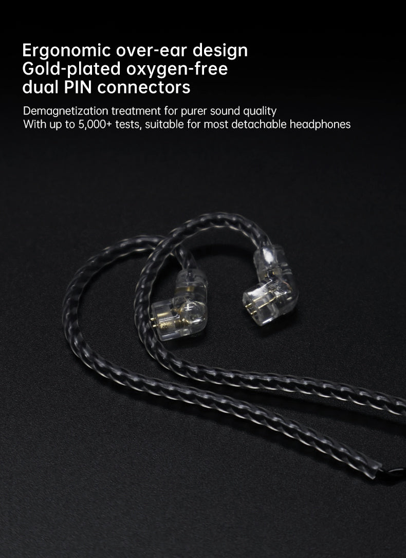 JT2 audio cable close-up oxygen-free copper