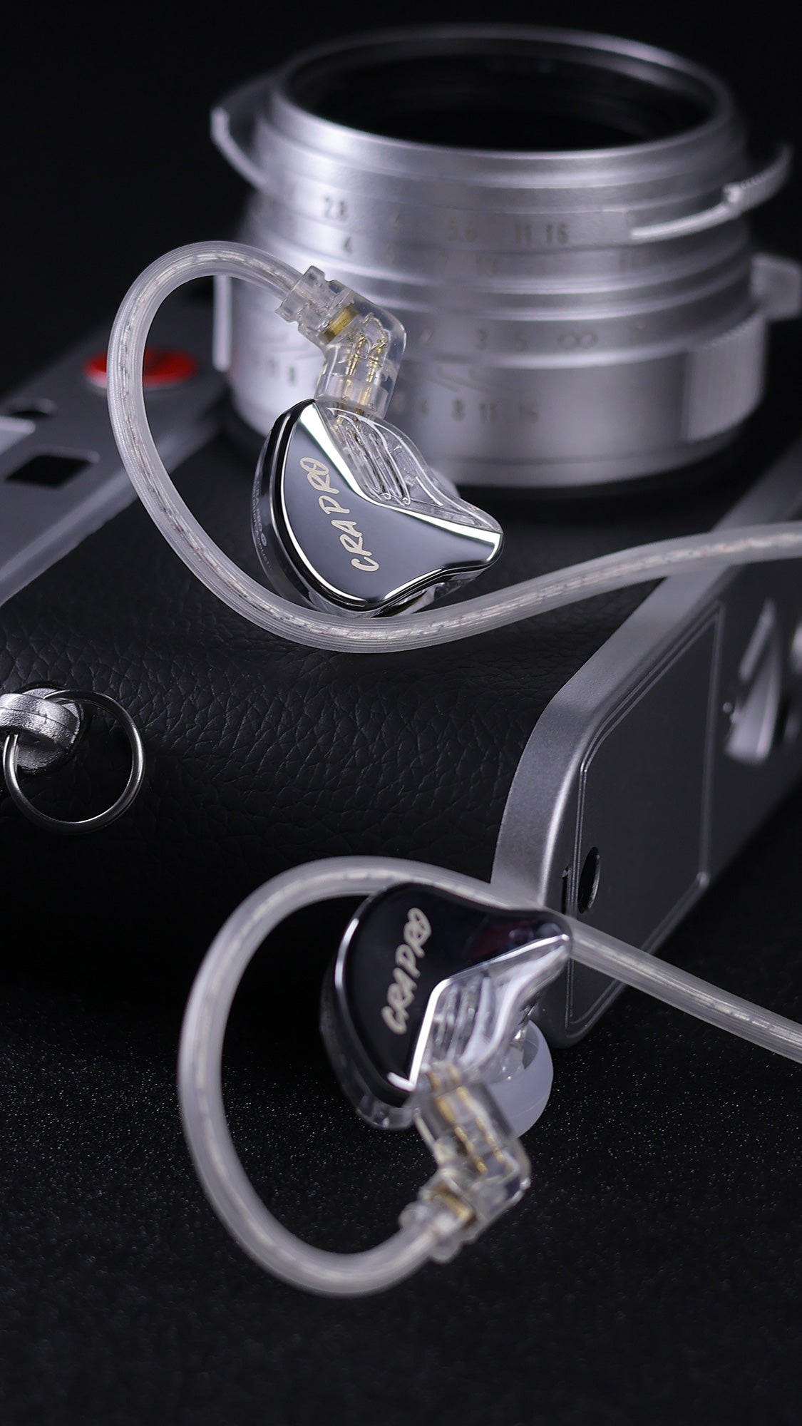 CRA Pro HiFi IEM stylish and durable housing close-up