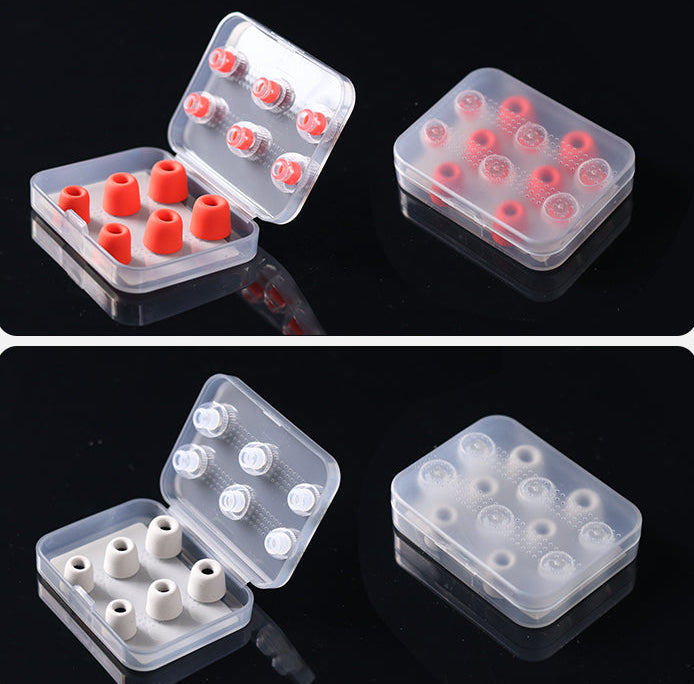 Noise-isolating soft ear tips for in-ear monitors